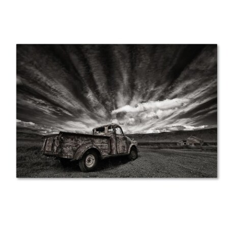 Trademark Fine Art Borsteinn H Ingibergsson 'Old Truck' Canvas Art, 12x19 1X03553-C1219GG